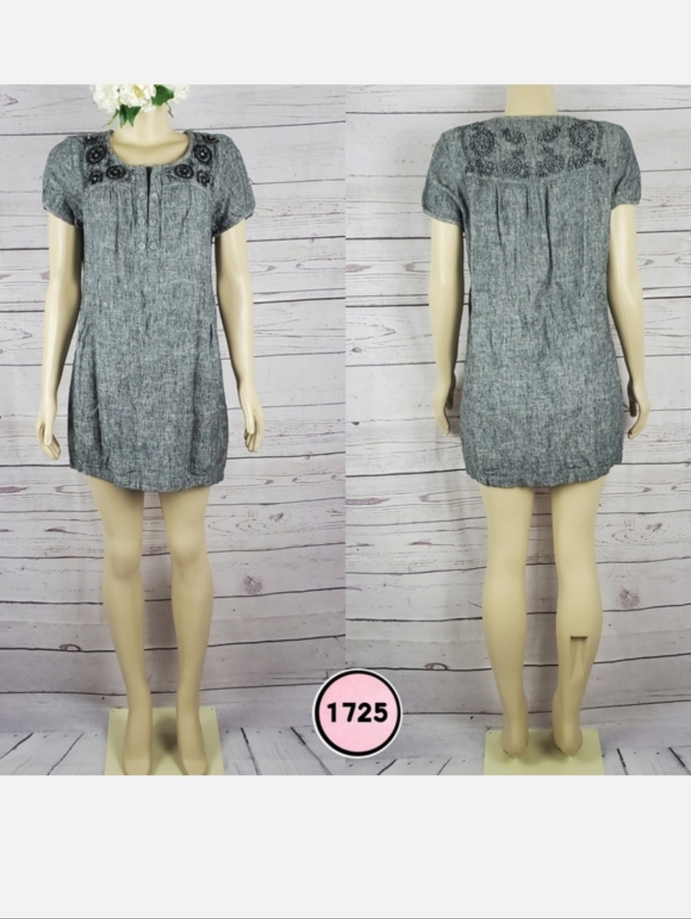 Medium Gray Loose Dress